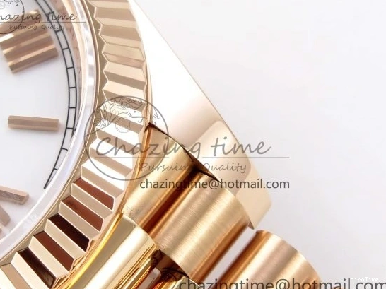 MiroTime 0318 Day Date 40 RG 228235 ARF 1:1 Best Edition White Roman Dial on President Bracelet VR Bright 1510